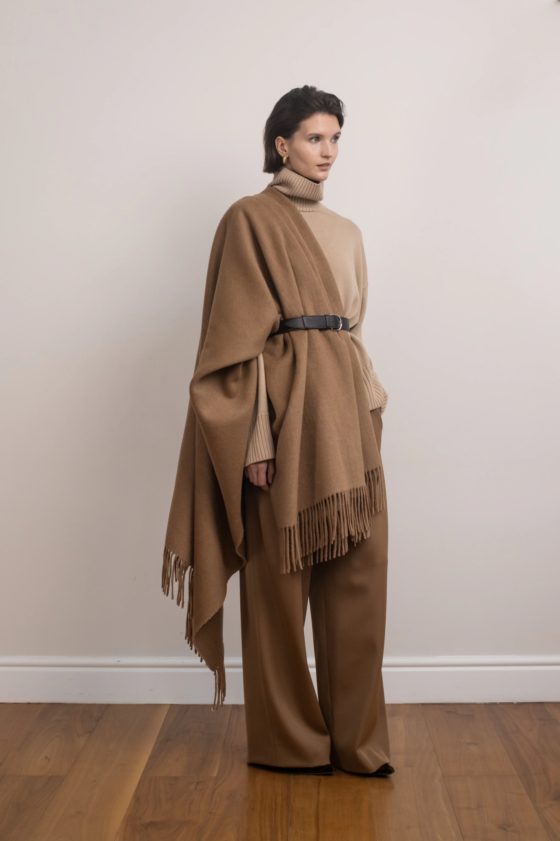 Широкий палантин baby camel